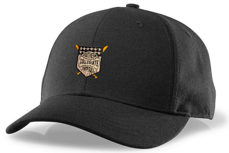 Richardson Black 6-Stitch Base Umpire Hat (SCUA)