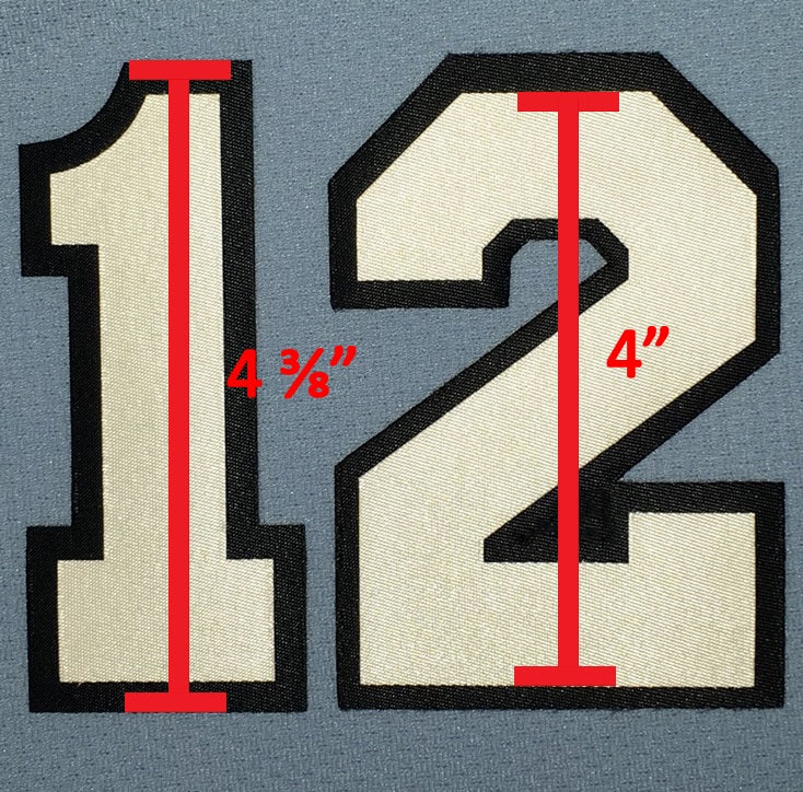 Loose Uniform Numbers Style 