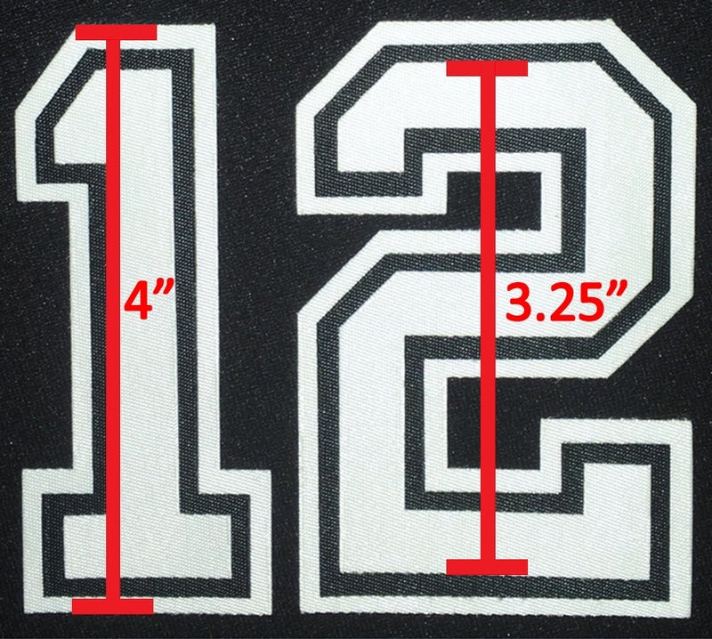 Loose Uniform Numbers Style 