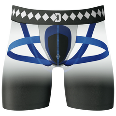 Diamond MMA Compression Shorts with Integrated Quad Strap Jock